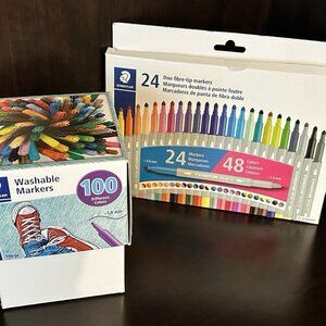 2-Pack Lot of Staedtler Markers